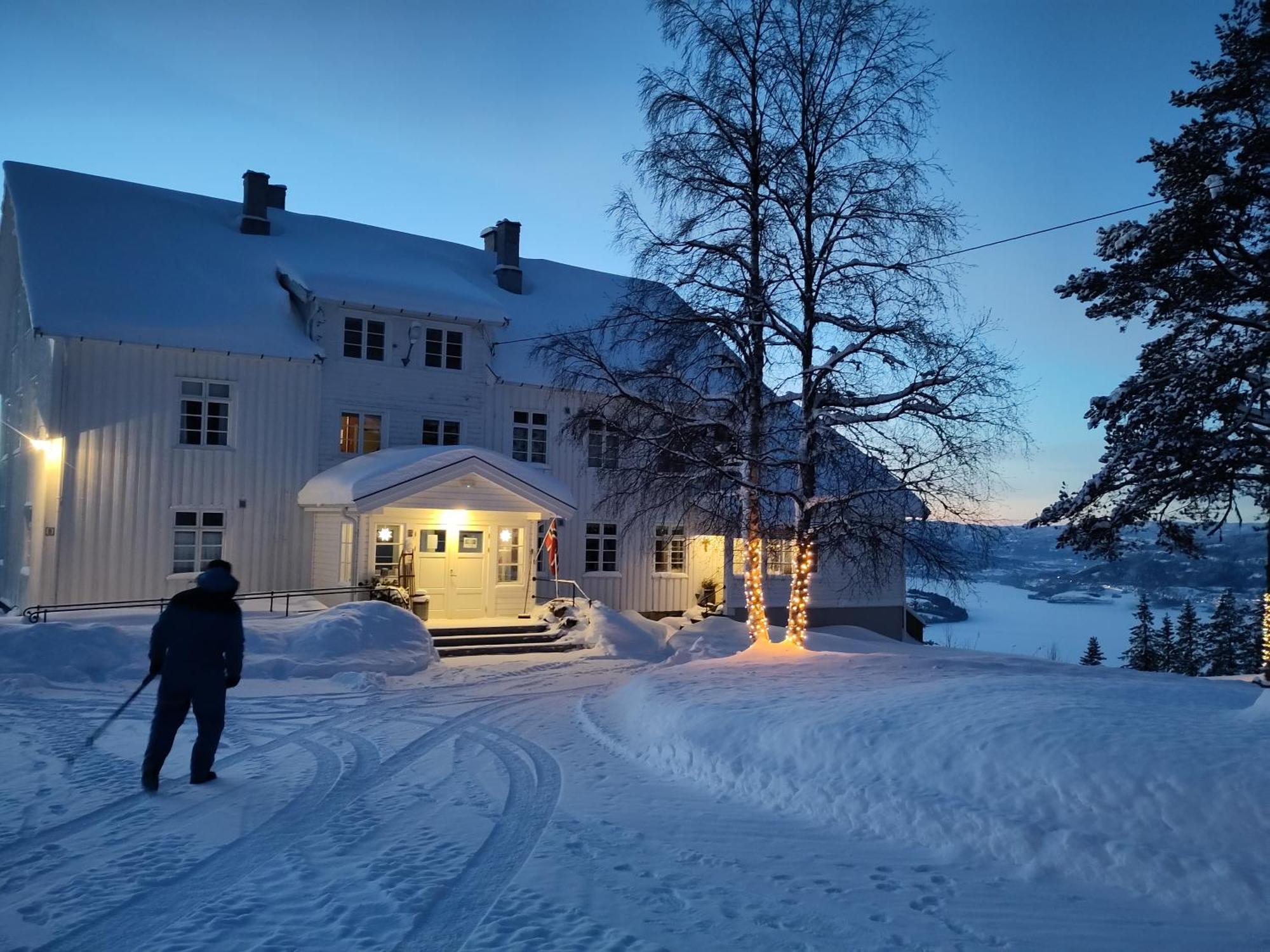 Hotel Granum Gard Fluberg Exterior foto