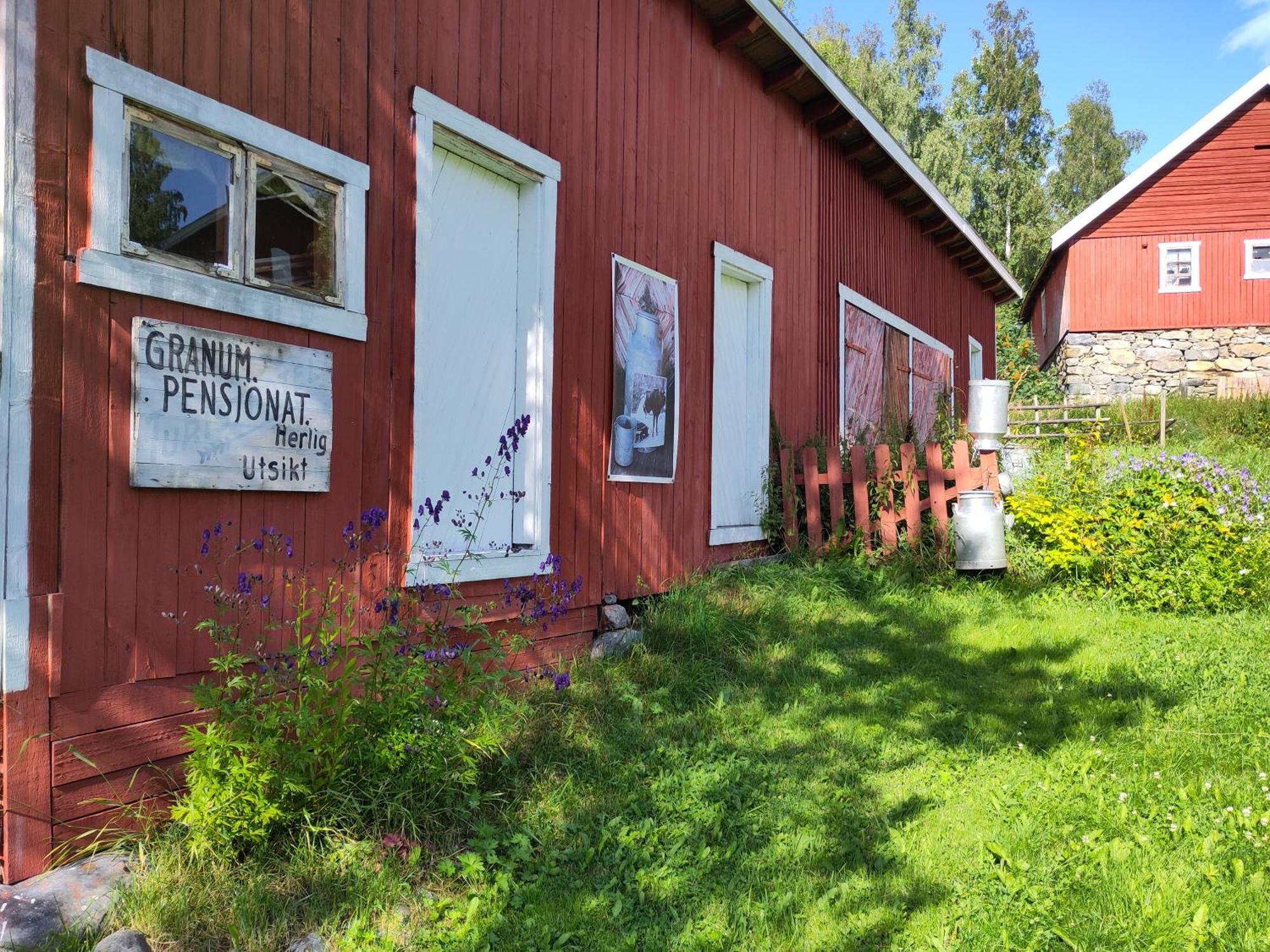 Hotel Granum Gard Fluberg Exterior foto